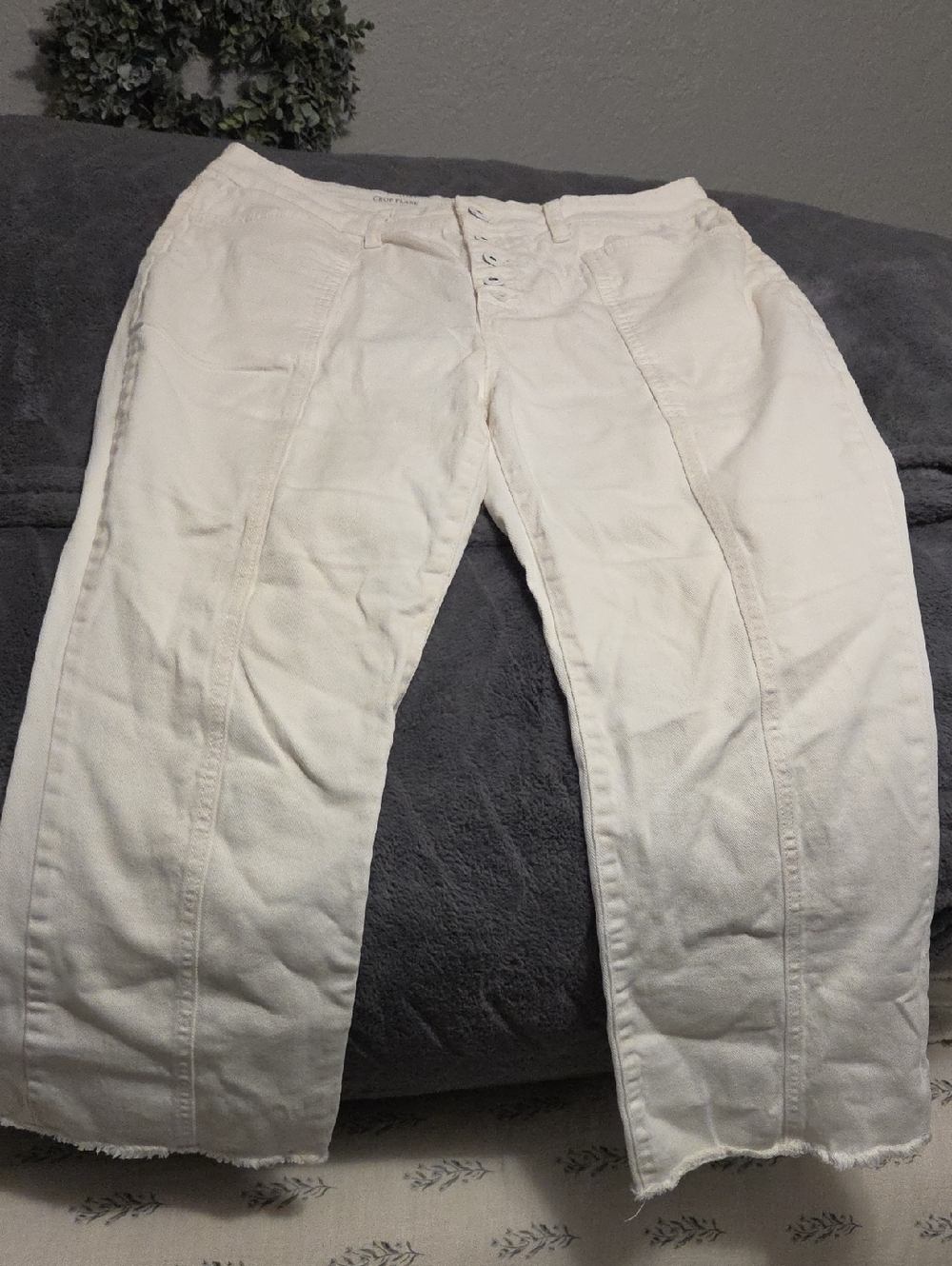 Style & Co. White Wide Leg Jeans